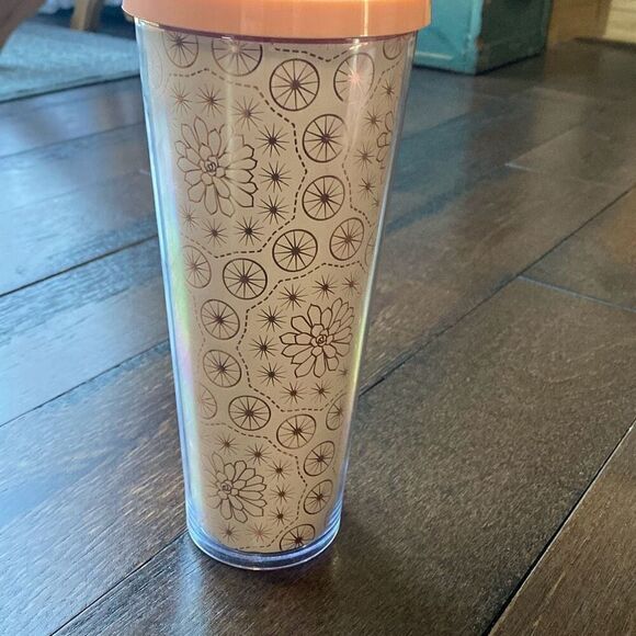 Starbucks venti 24 ounce tumbler cactus rose gold summer 2019 no straw - Picture 1 of 6